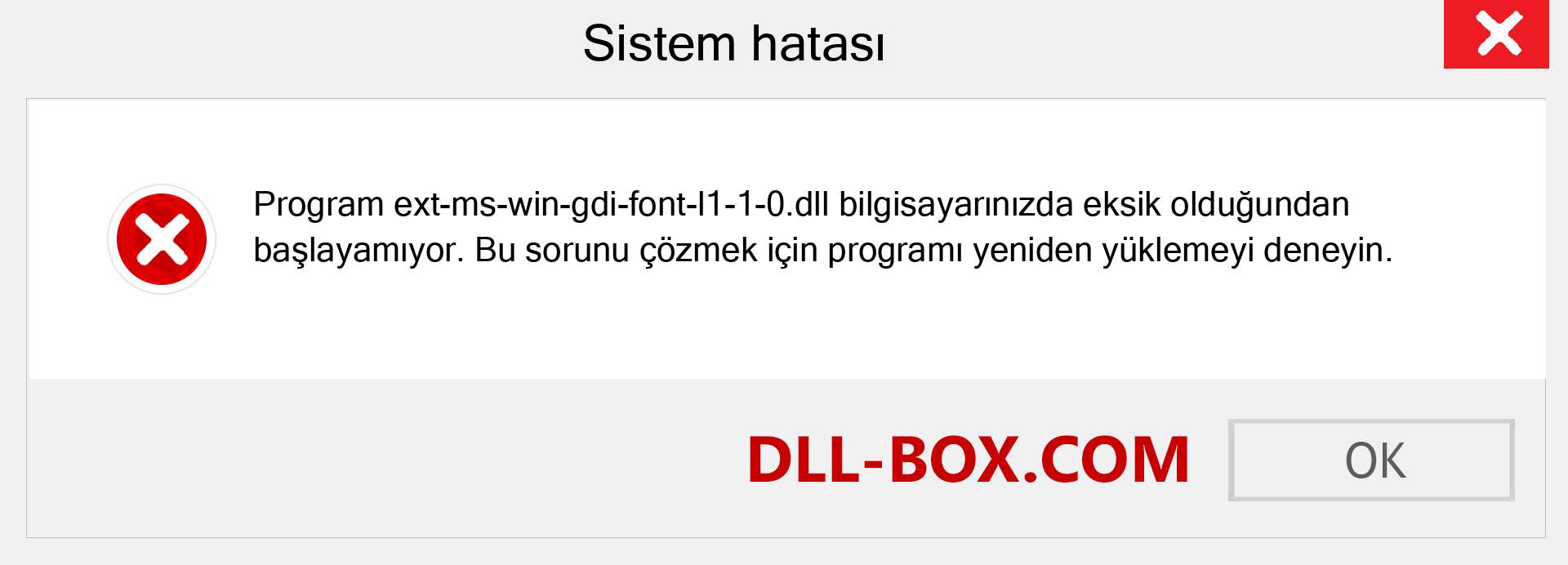 ext-ms-win-gdi-font-l1-1-0.dll dosyası eksik mi? Windows 7, 8, 10 için İndirin - Windows'ta ext-ms-win-gdi-font-l1-1-0 dll Eksik Hatasını Düzeltin, fotoğraflar, resimler